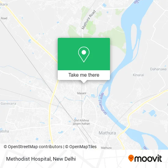 Methodist Hospital map
