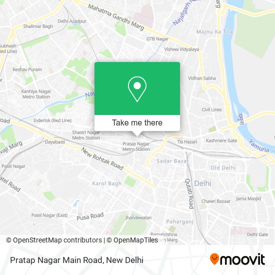 Pratap Nagar Main Road map