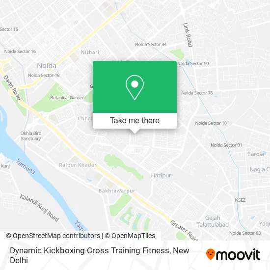 Dynamic Kickboxing Cross Training Fitness map