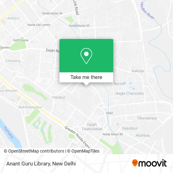 Anant Guru Library map