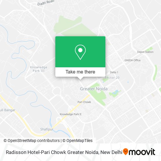 Radisson Hotel-Pari Chowk Greater Noida map