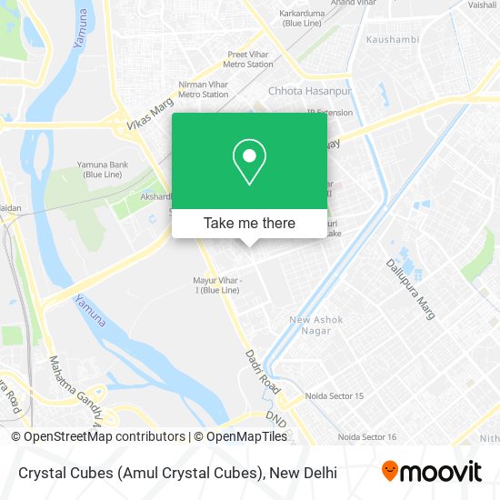 Crystal Cubes (Amul Crystal Cubes) map