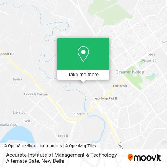 Accurate Institute of Management & Technology-Alternate Gate map