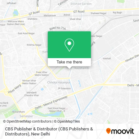 CBS Publisher & Distributor (CBS Publishers & Distributors) map