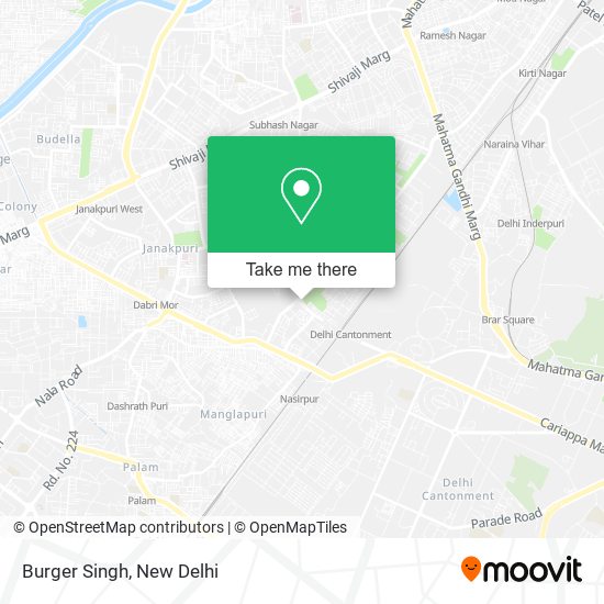 Burger Singh map