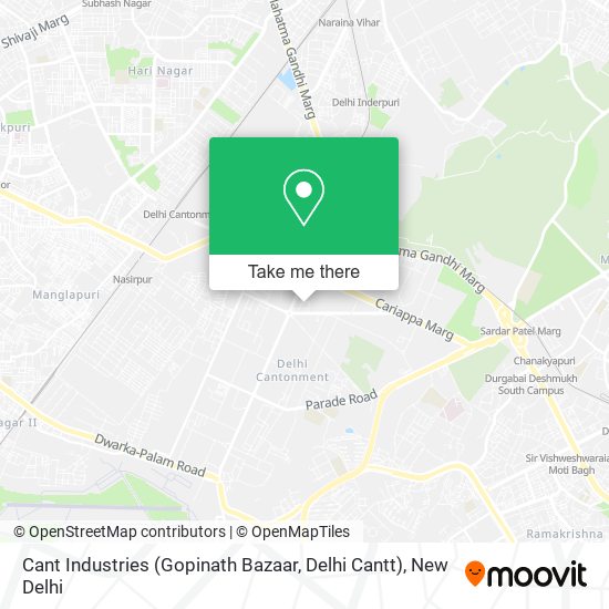 Cant Industries (Gopinath Bazaar, Delhi Cantt) map