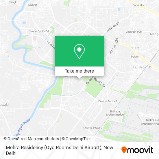 Mehra Residency (Oyo Rooms Delhi Airport) map