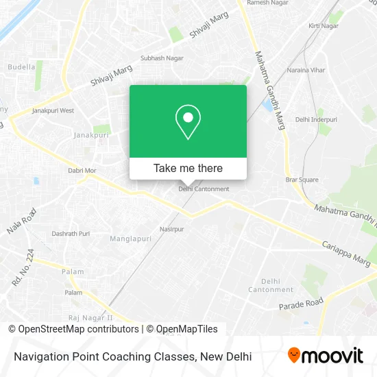 Navigation Point Coaching Classes map