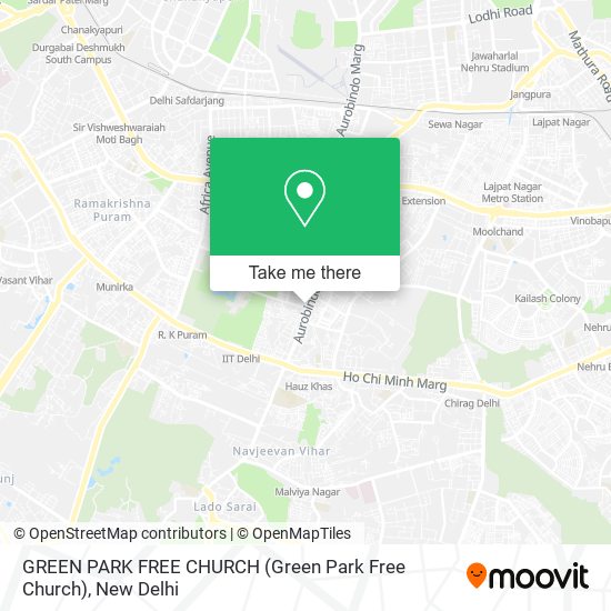 GREEN PARK FREE CHURCH (Green Park Free Church) map