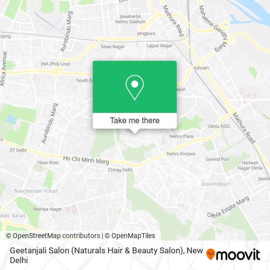 Geetanjali Salon (Naturals Hair & Beauty Salon) map