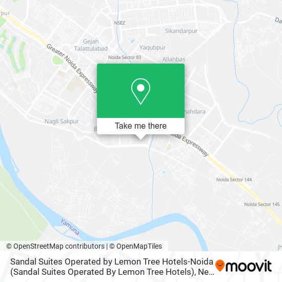 Sandal Suites Operated by Lemon Tree Hotels-Noida map