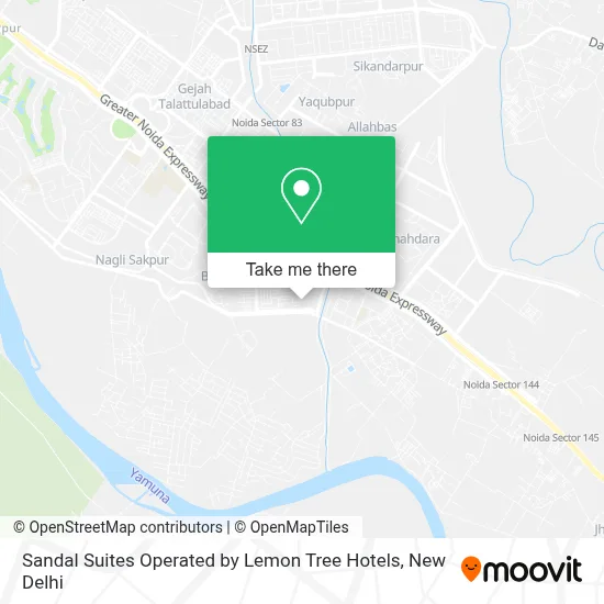 Sandal Suites Operated by Lemon Tree Hotels-Noida map