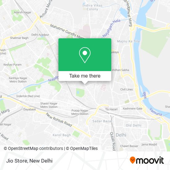 Jio Store map