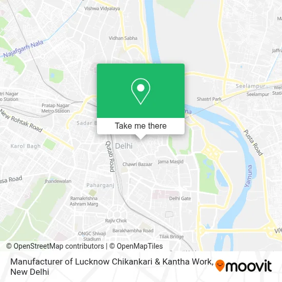 Manufacturer of Lucknow Chikankari & Kantha Work map