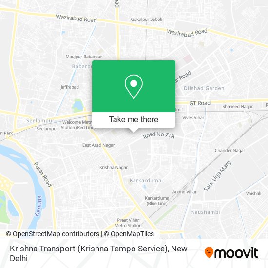 Krishna Transport (Krishna Tempo Service) map
