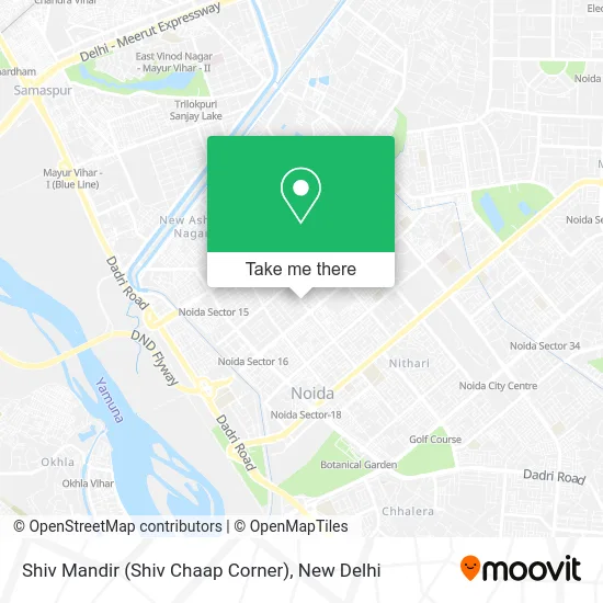 Shiv Mandir (Shiv Chaap Corner) map