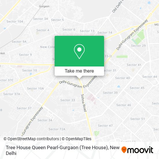 Tree House Queen Pearl-Gurgaon map