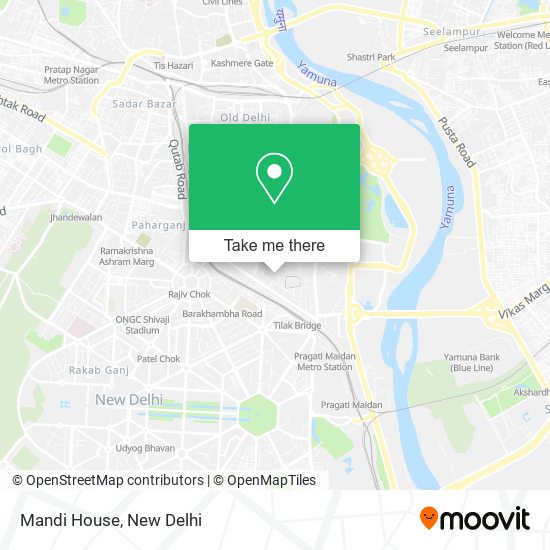 Mandi House map