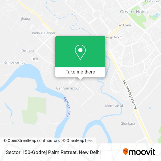 Sector 150-Godrej Palm Retreat map