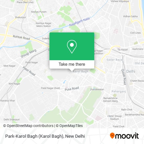 Park-Karol Bagh map