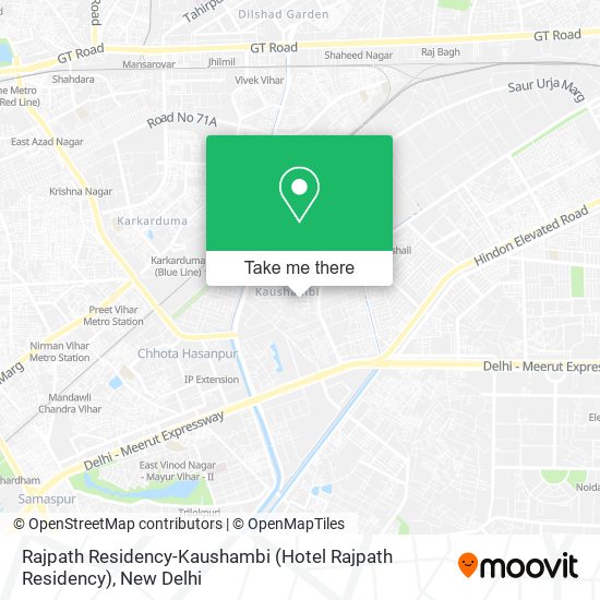 Rajpath Residency-Kaushambi (Hotel Rajpath Residency) map