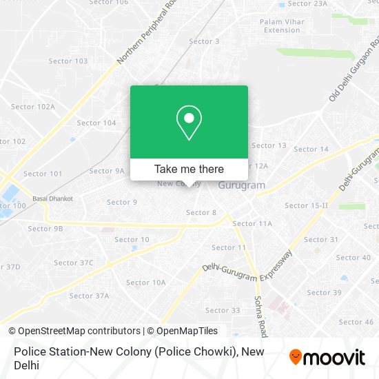 Police Station-New Colony (Police Chowki) map