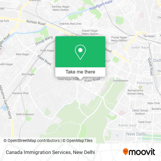 Canada Immigration Services map