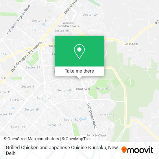 Grilled Chicken and Japanese Cuisine Kuuraku map