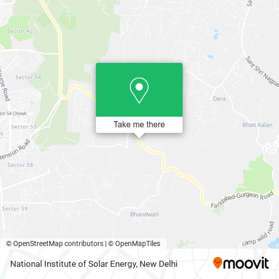 National Institute of Solar Energy map