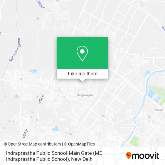Indraprastha Public School-Main Gate (MD Indraprastha Public School) map