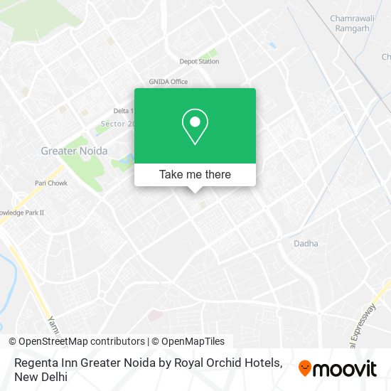 Regenta Inn Greater Noida by Royal Orchid Hotels map