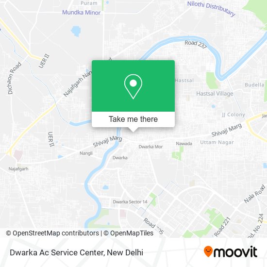 Dwarka Ac Service Center map