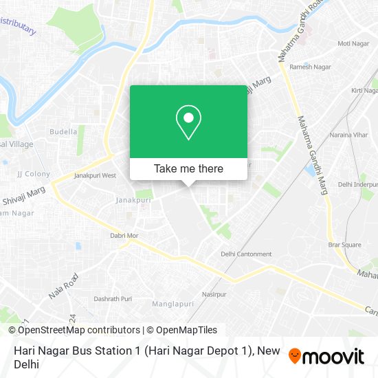 Hari Nagar Bus Station 1 (Hari Nagar Depot 1) map