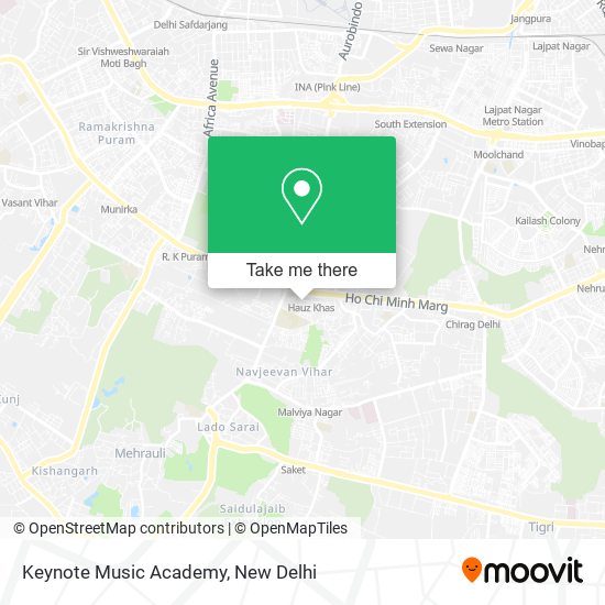 Keynote Music Academy map