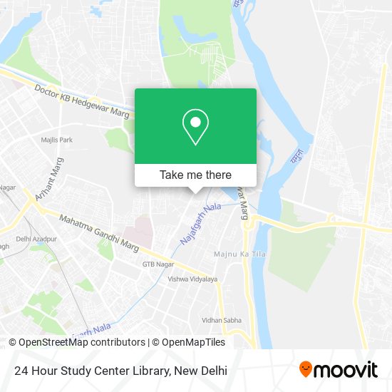 24 Hour Study Center Library map