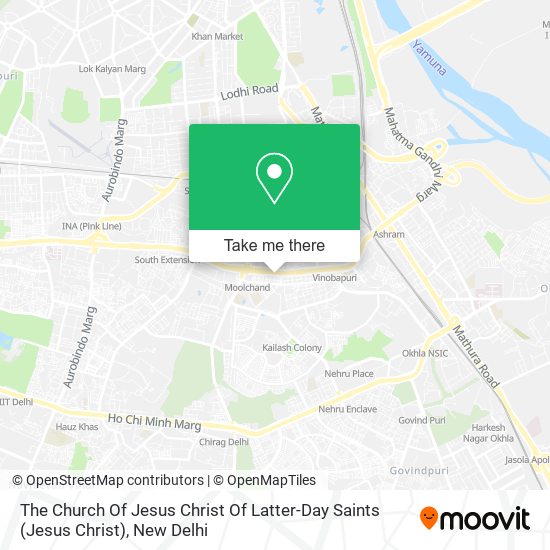 The Church Of Jesus Christ Of Latter-Day Saints map