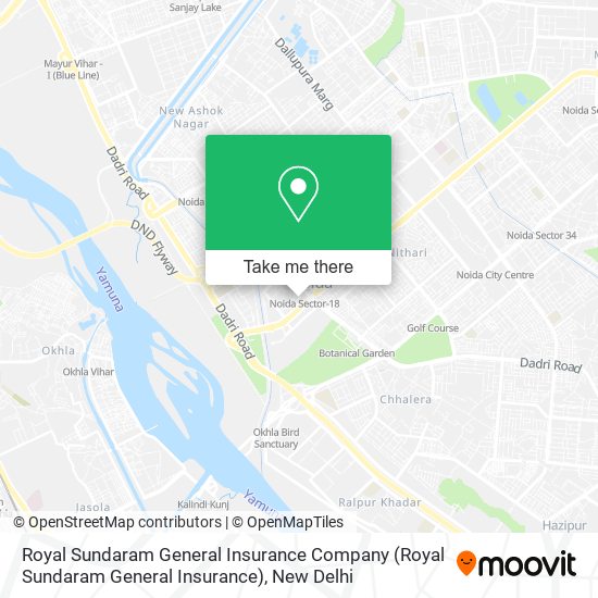 Royal Sundaram General Insurance Company map