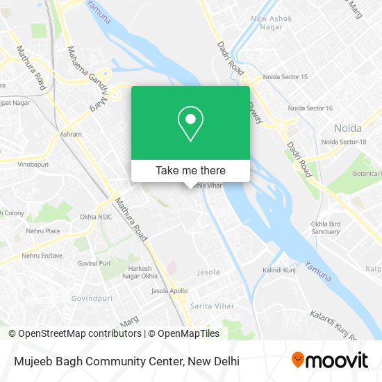 Mujeeb Bagh Community Center map