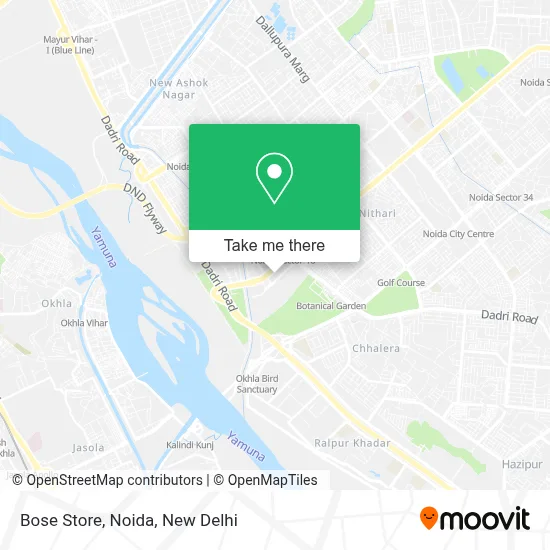 Bose Store, Noida map