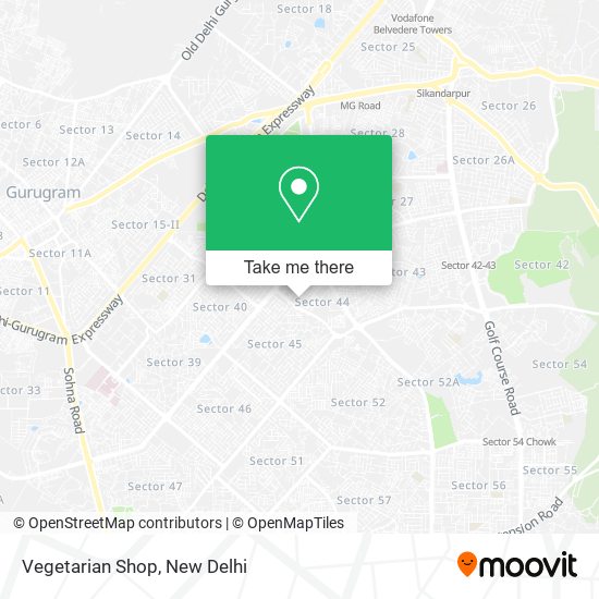 Vegetarian Shop map