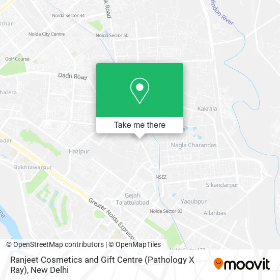 Ranjeet Cosmetics and Gift Centre (Pathology X Ray) map