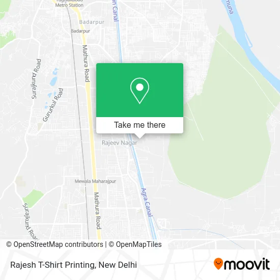 Rajesh T-Shirt Printing map