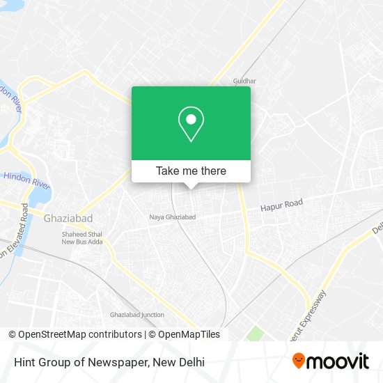 Hint Group of Newspaper map