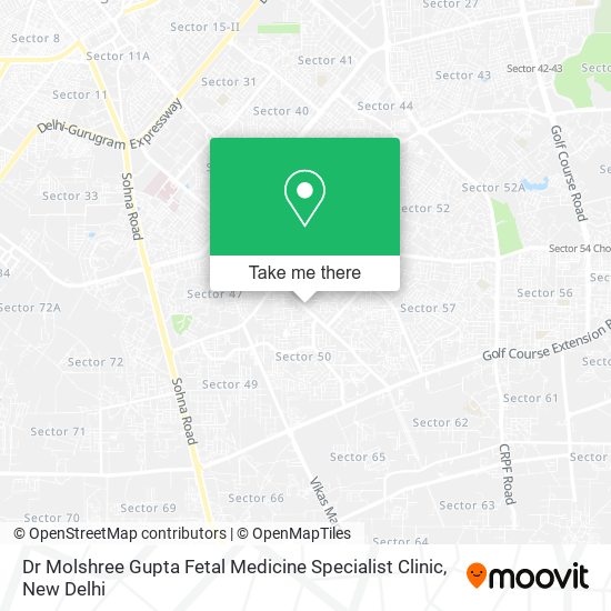 Dr Molshree Gupta Fetal Medicine Specialist Clinic map
