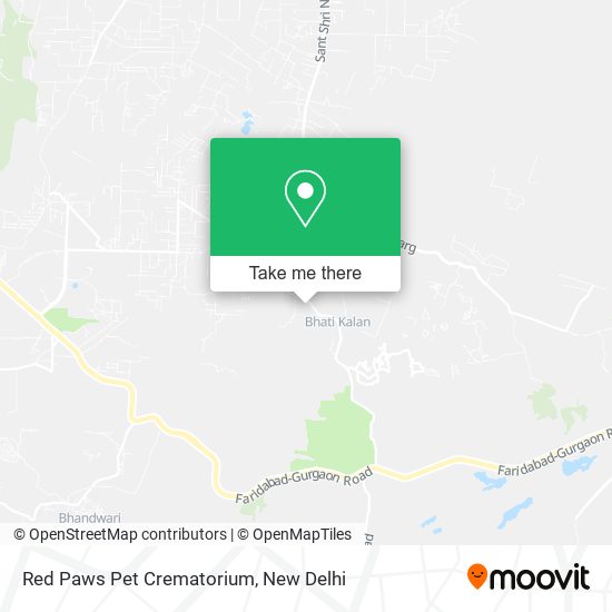 Red Paws Pet Crematorium map