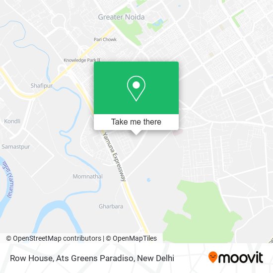 Row House, Ats Greens Paradiso map