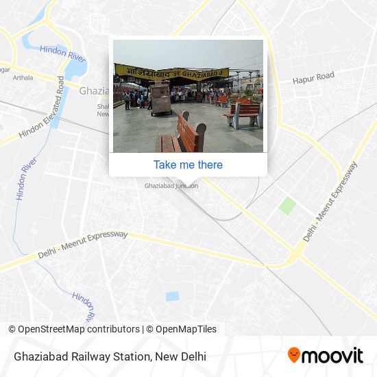 Ghaziabad Railway Station map