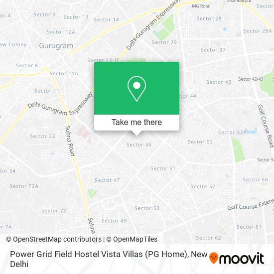 Power Grid Field Hostel Vista Villas (PG Home) map