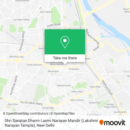 Shri Sanatan Dharm Laxmi Narayan Mandir (Lakshmi Narayan Temple) map