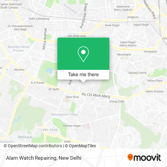 Alam Watch Repairing map